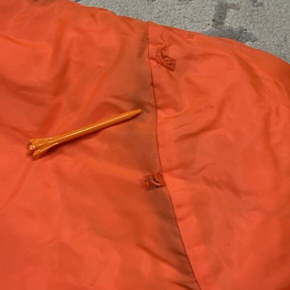 Vtg Work King Mens XL Reversible Puffer Jacket Green/Orange Poly Canada Hunting - Picture 8 of 14